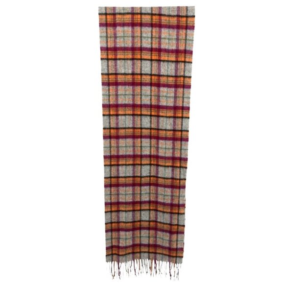 WAMSOFT 100% Wool Fringed Scarf - Picture 1 of 6